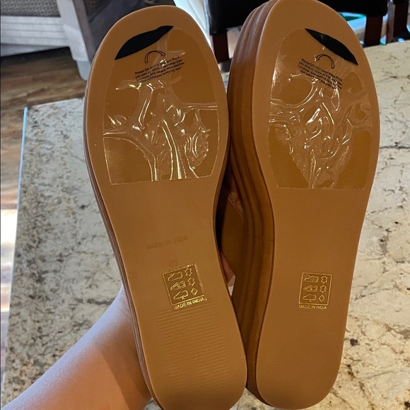 Free People Tan Platform Sandals - Picture 4 of 6